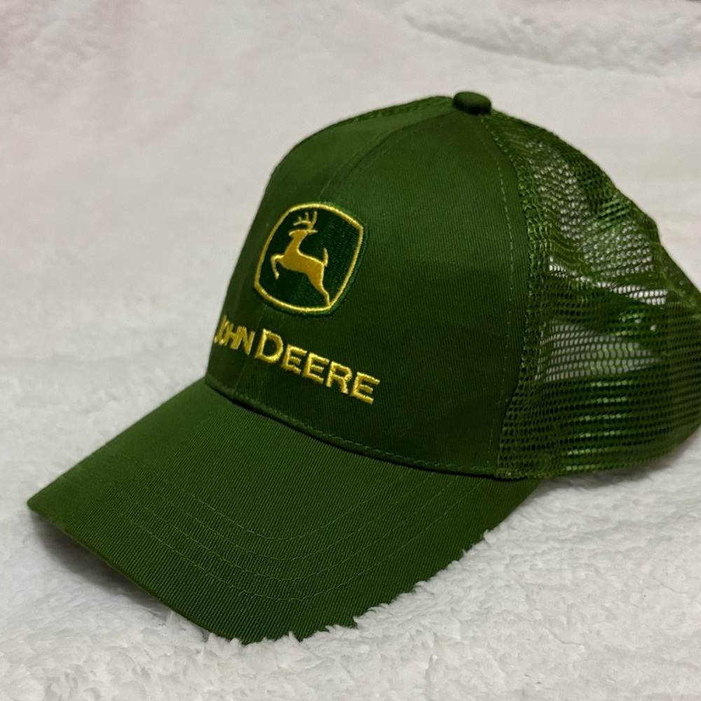 John Deere kids Green Mesh Cap